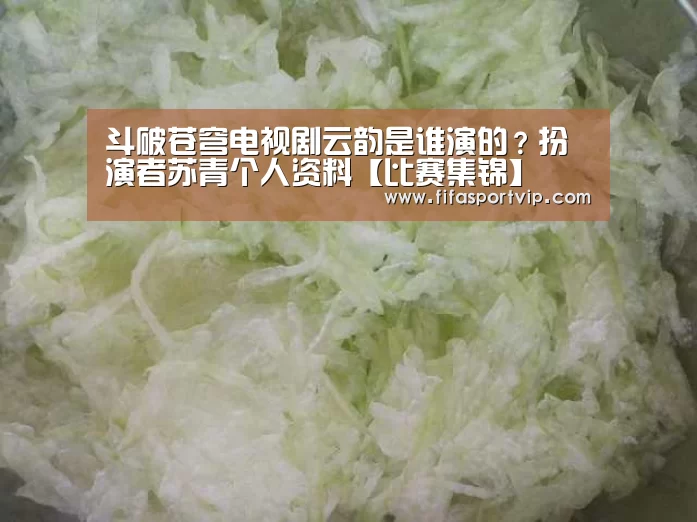 斗破苍穹电视剧云韵是谁演的?扮演者苏青个人资料【比赛集锦】(图4) 世界杯